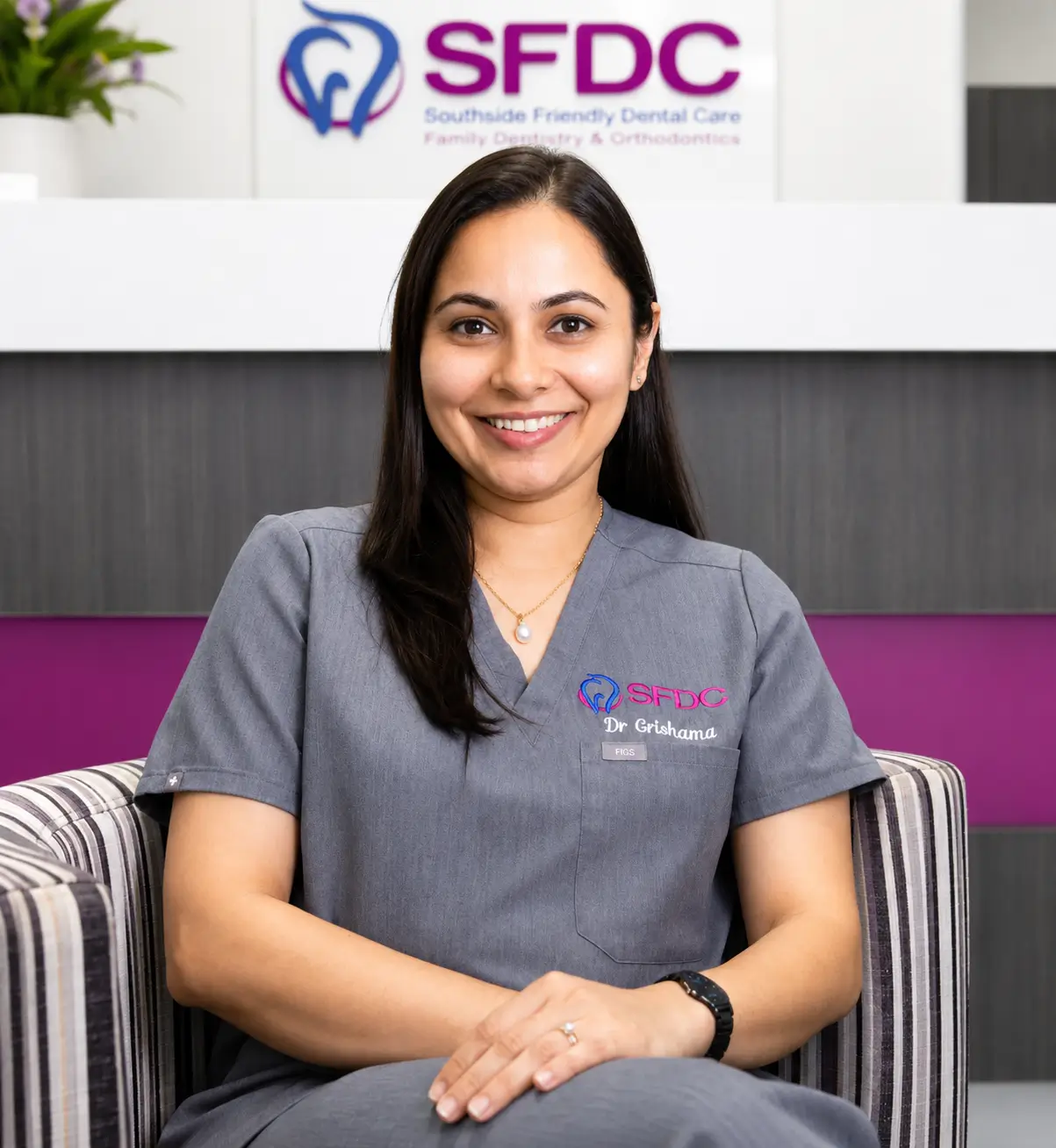 Dr Grishma at Southside Friendly Dental Care
