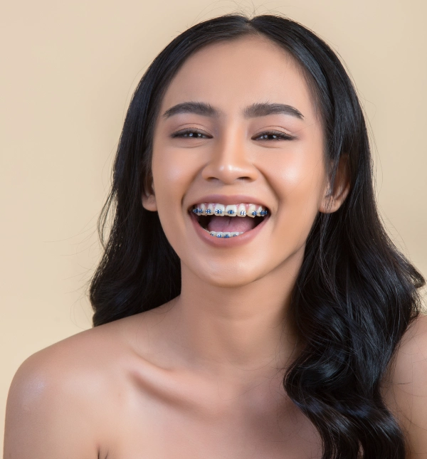 beautiful woman laughing