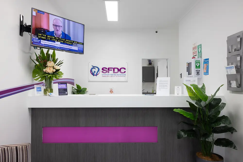 Reception area at Southside Friendly Dental Care