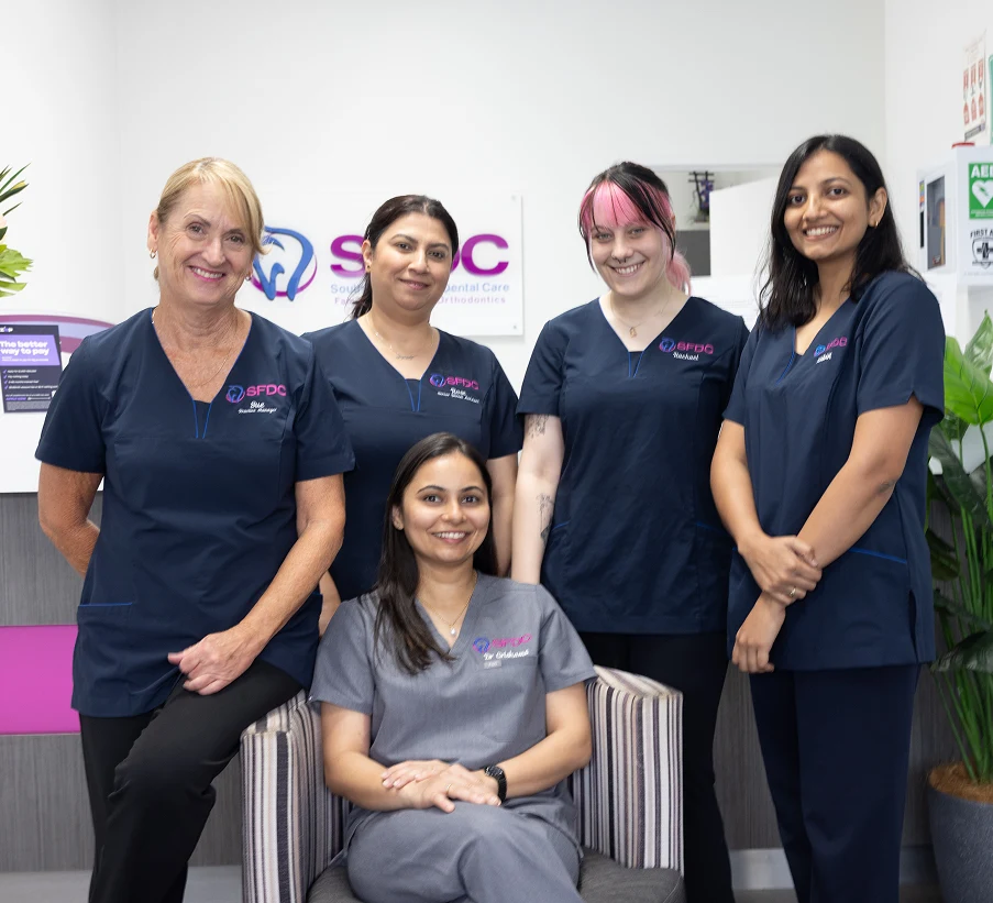 Southside Friendly Dental Care team posing together