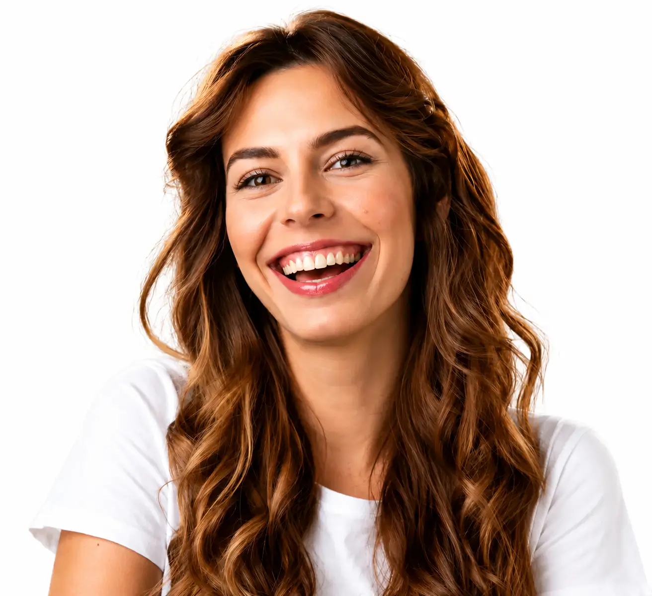 Person smiling looking at camera